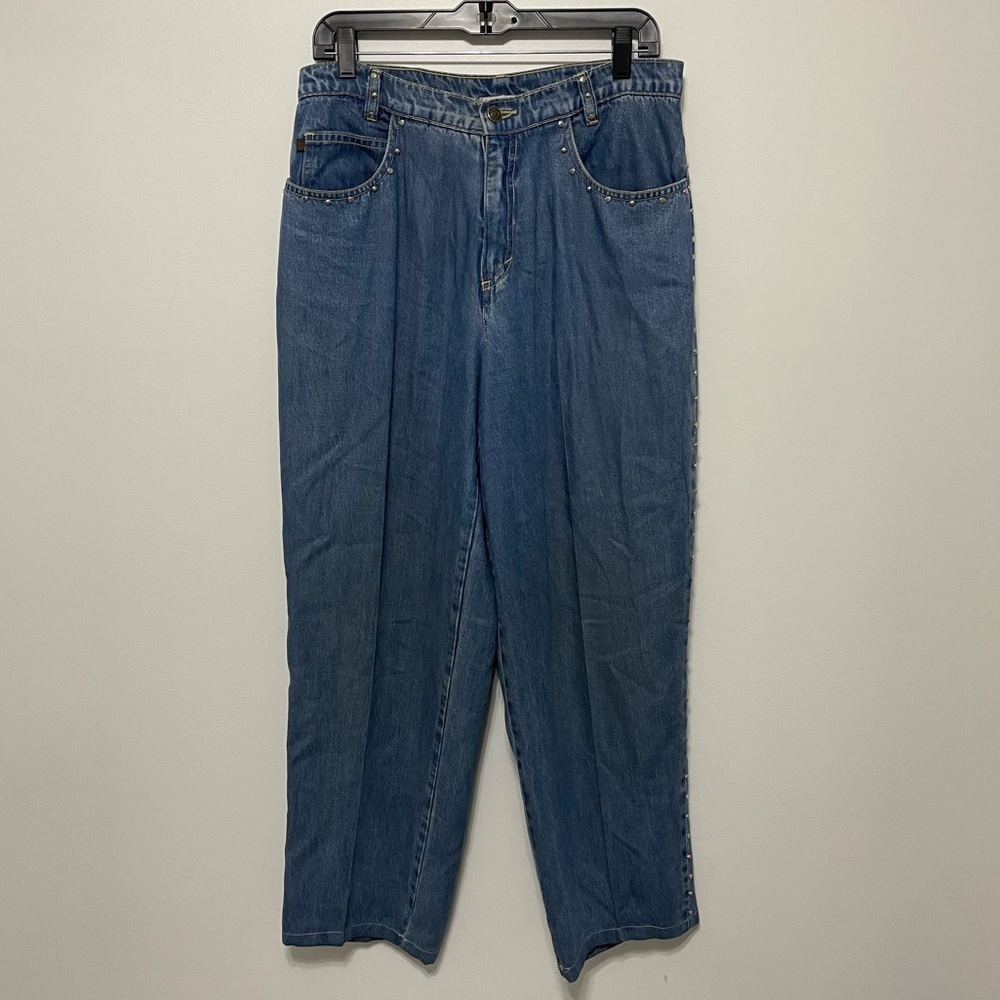 Democracy Weekend Jeweled Mom Jeans